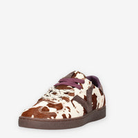 Sneakers Victoria in Pelle con Stampa Animalier
