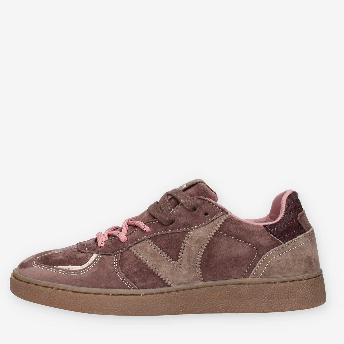 Scarpe da Ginnastica in Pelle Scamosciata Marrone - Victoria