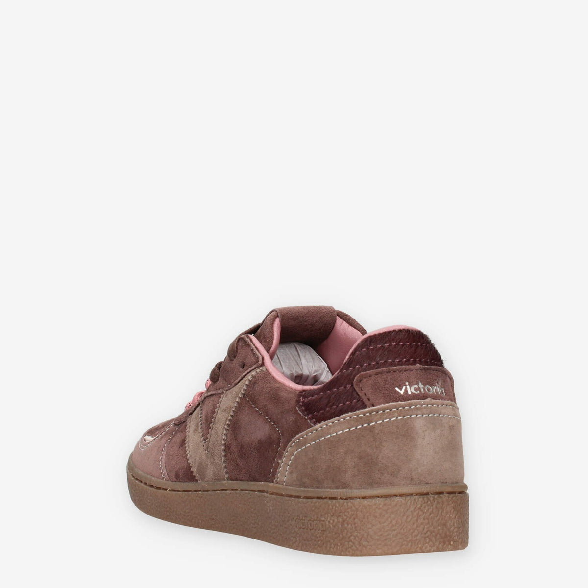 Scarpe da Ginnastica in Pelle Scamosciata Marrone - Victoria