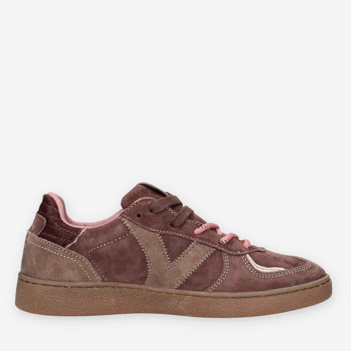 Scarpe da Ginnastica in Pelle Scamosciata Marrone - Victoria