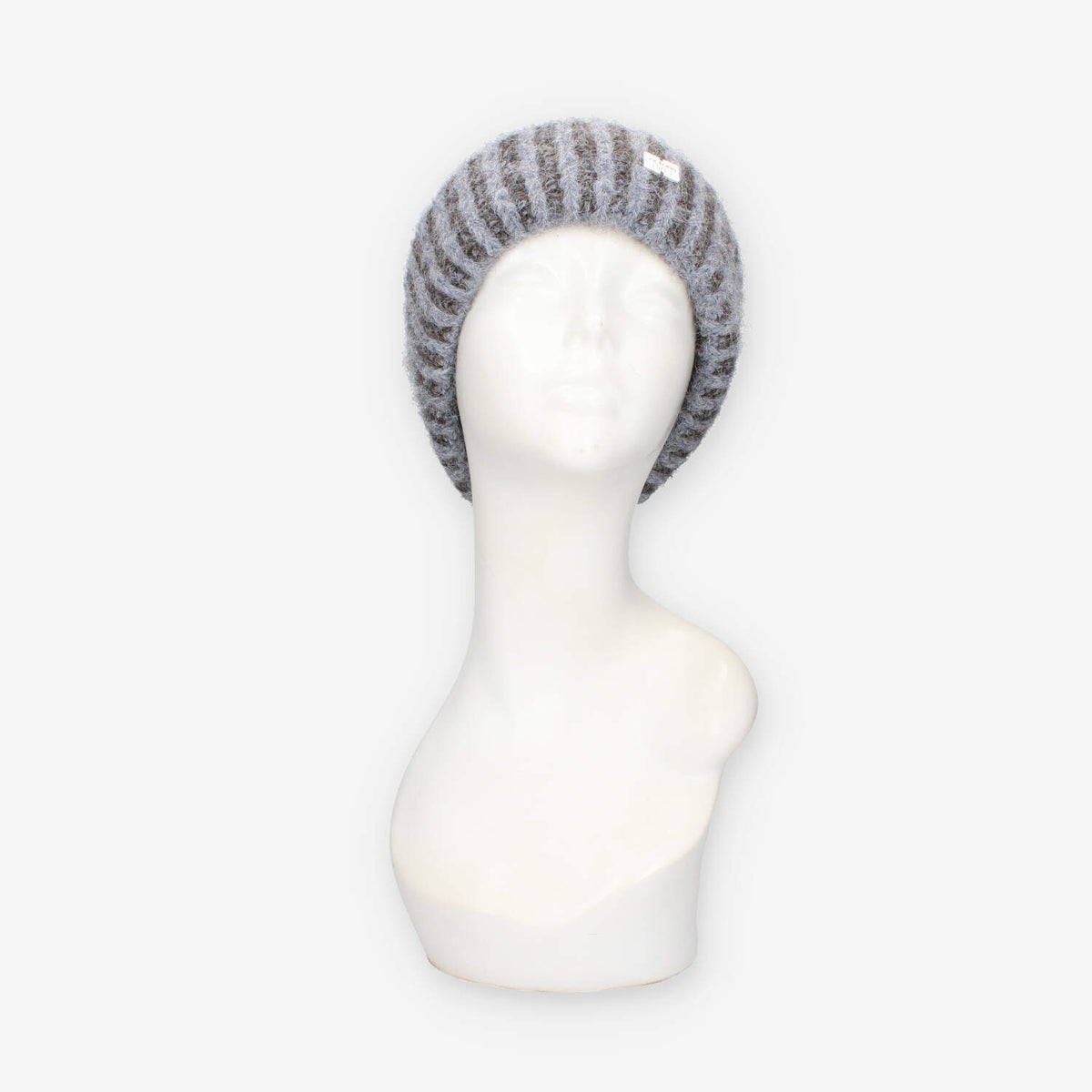 Cappello in Lana a Righe Grigie - Victoria