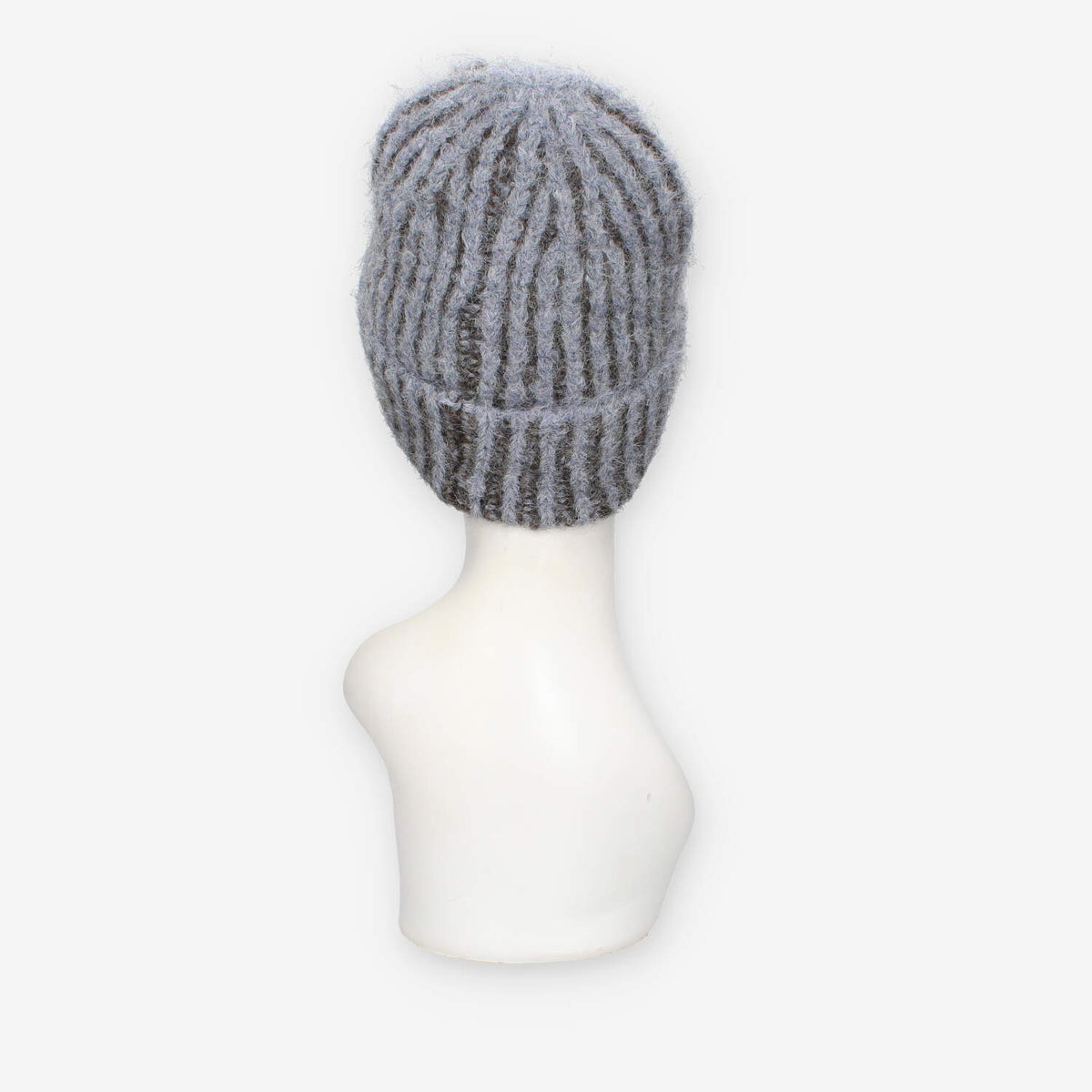 Cappello in Lana a Righe Grigie - Victoria