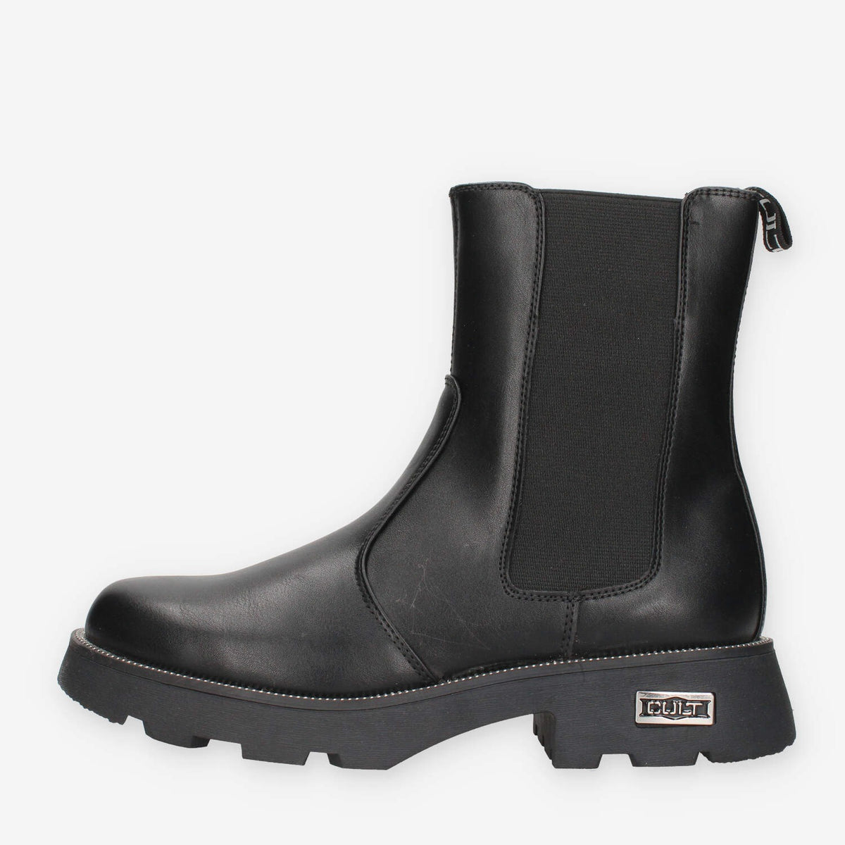 Stivaletti Chelsea Neri in Pelle - Cult T-362-BLACK