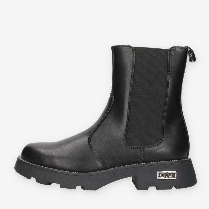 Stivaletti Chelsea Neri in Pelle - Cult T-362-BLACK