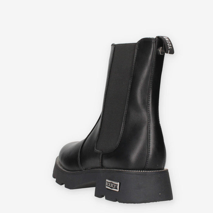 Stivaletti Chelsea Neri in Pelle - Cult T-362-BLACK