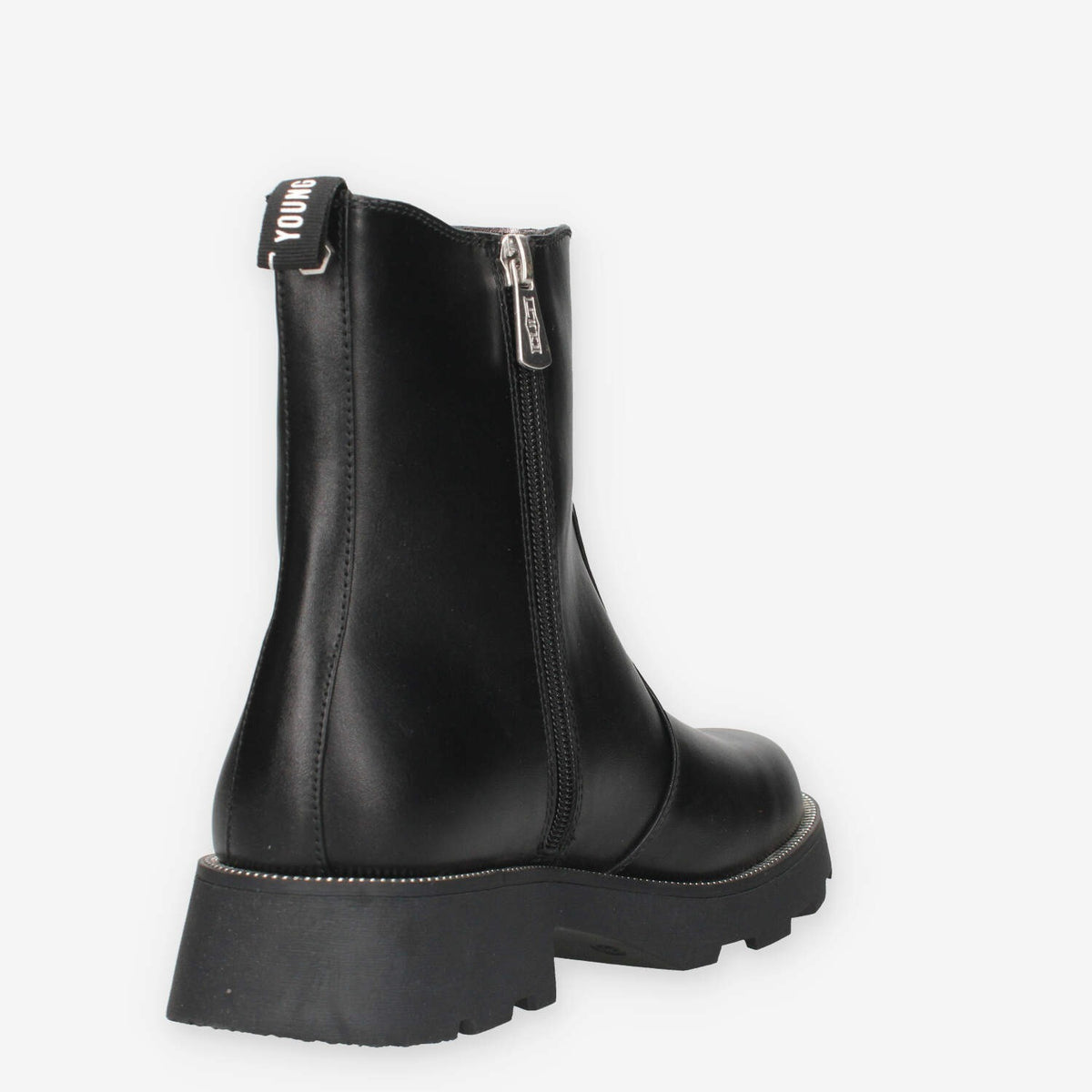 Stivaletti Chelsea Neri in Pelle - Cult T-362-BLACK