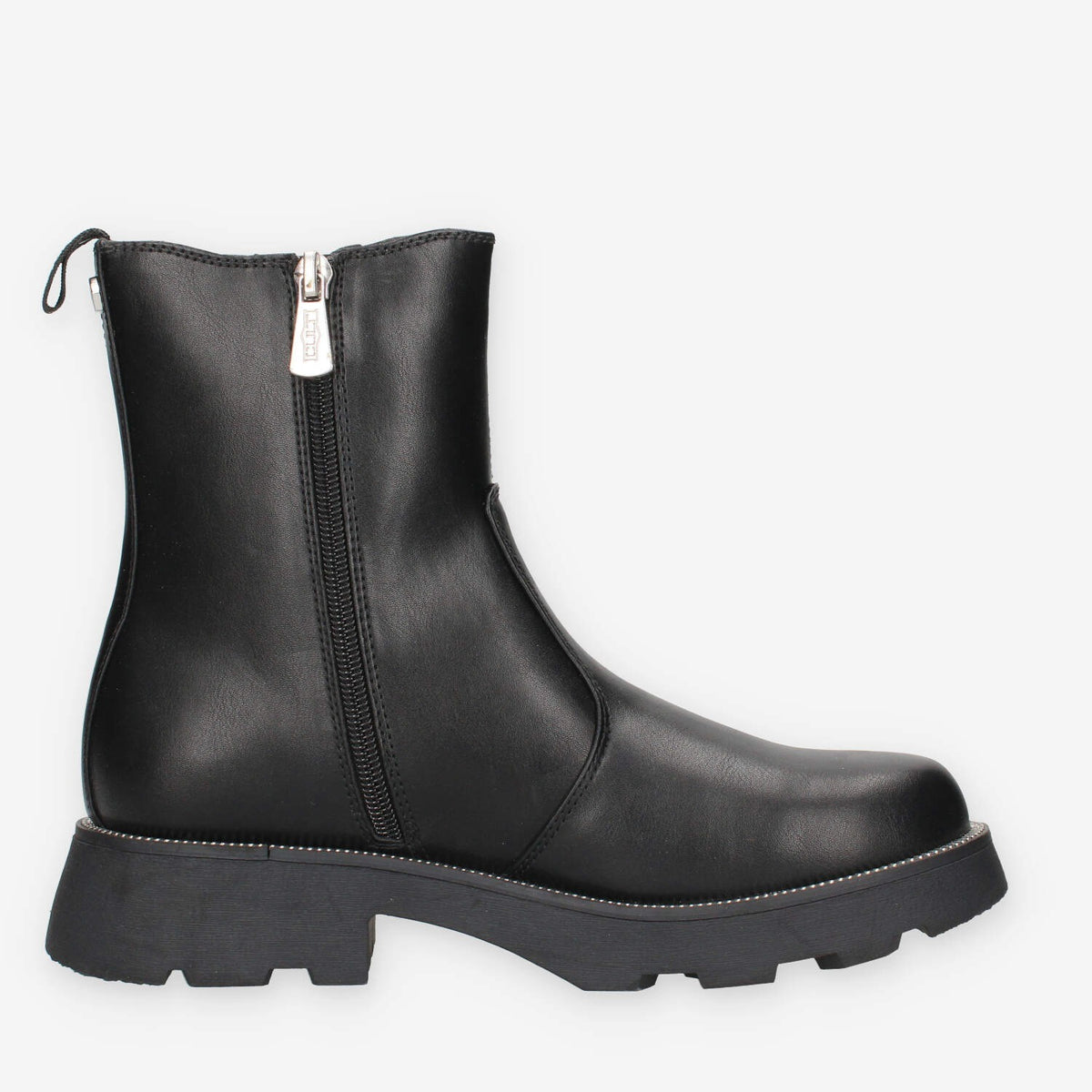 Stivaletti Chelsea Neri in Pelle - Cult T-362-BLACK