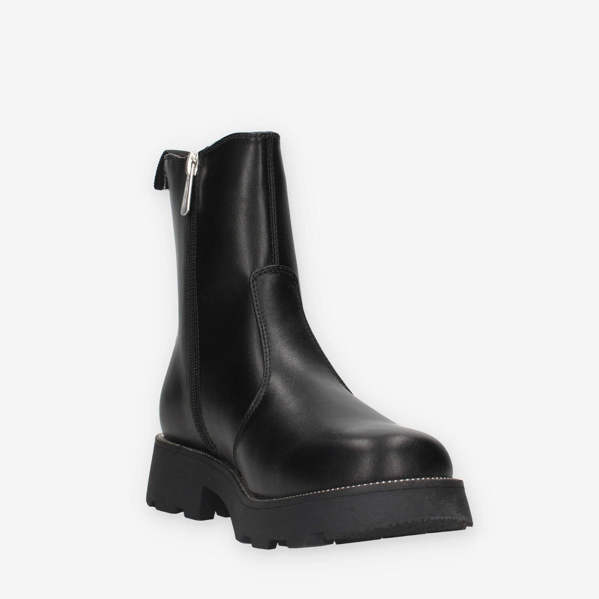 Stivaletti Chelsea Neri in Pelle - Cult T-362-BLACK