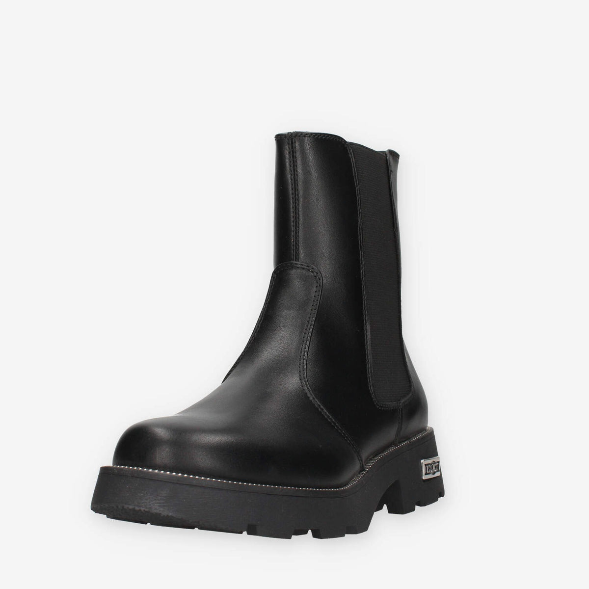 Stivaletti Chelsea Neri in Pelle - Cult T-362-BLACK