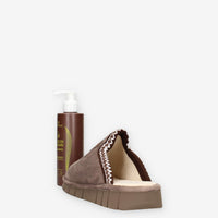 Pantofole Comfort in Taupe con Olio di Argan - Clia Walk
