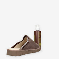 Pantofole Comfort in Taupe con Olio di Argan - Clia Walk