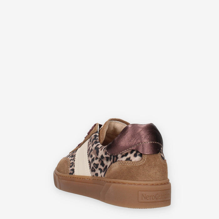 Sneakers Leopardate Nero Giardini - Modello I617426D-442