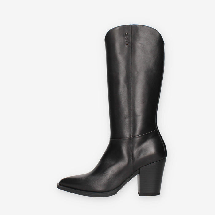 Stivali in Pelle Nero Giardini - Eleganza e Comfort