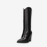 Stivali in Pelle Nero Giardini - Eleganza e Comfort