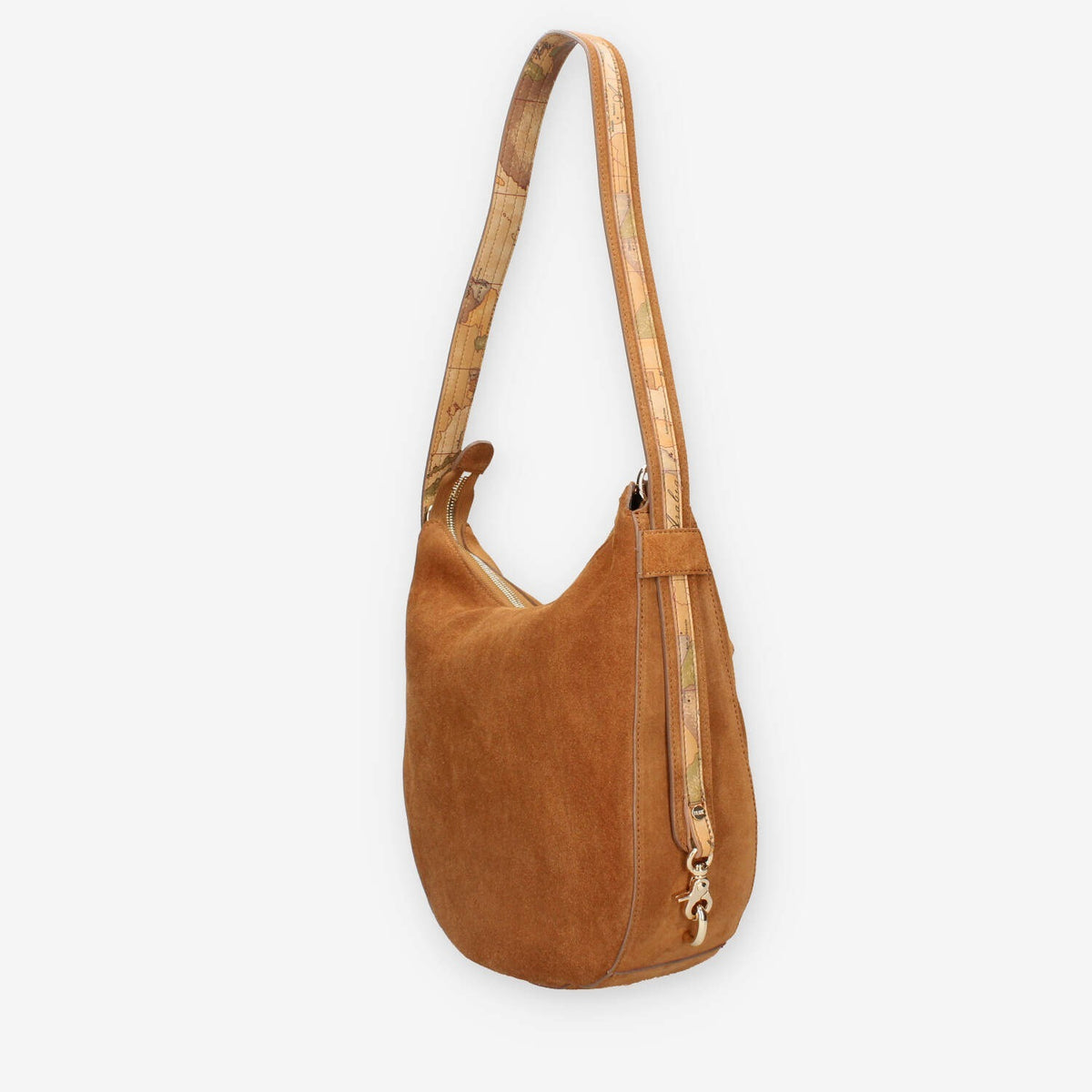 Borsa a Spalla Alviero Martini Prima Classe in Pelle Scamosciata