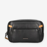 Pochette in Pelle Nera Alviero Martini Prima Classe