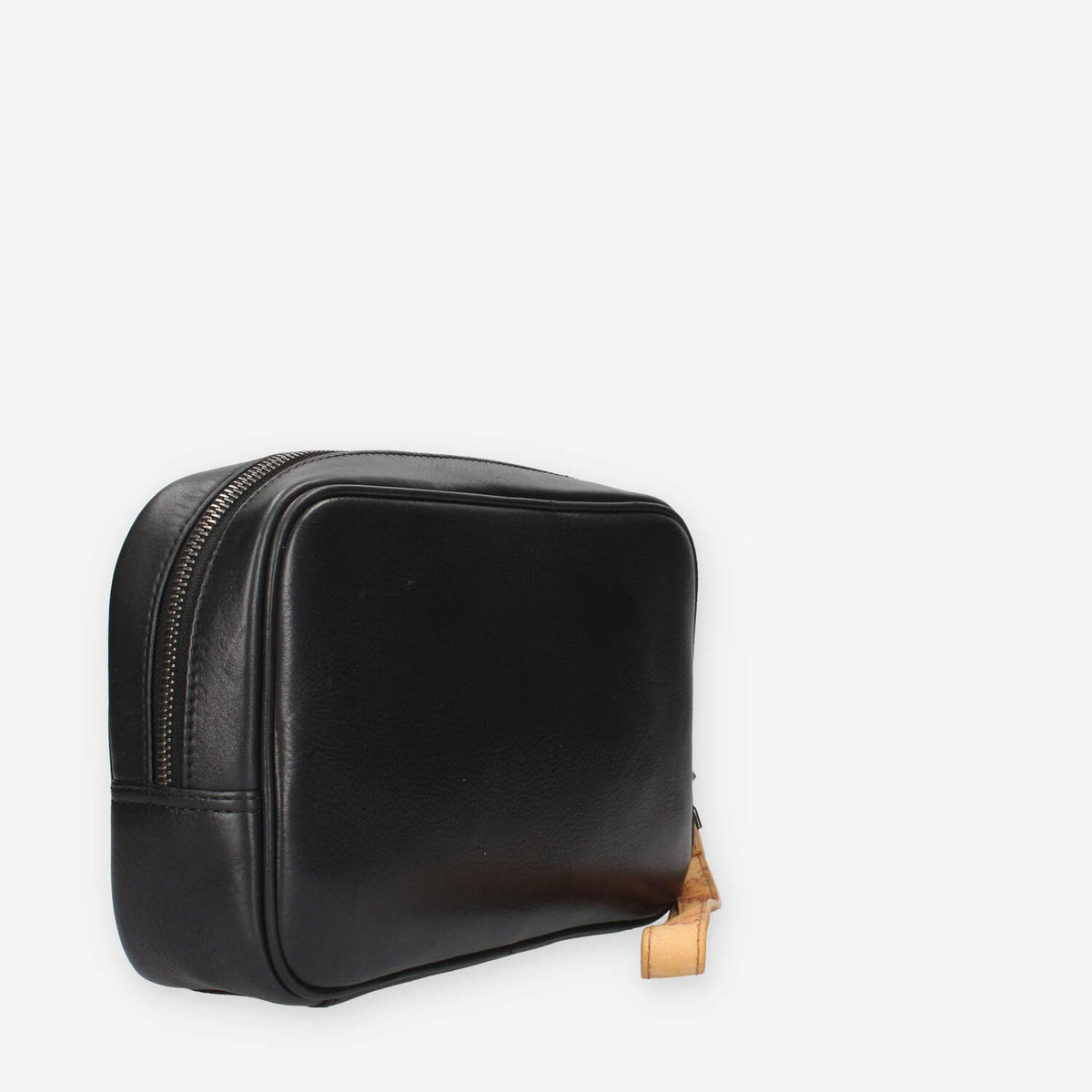 Pochette in Pelle Nera Alviero Martini Prima Classe