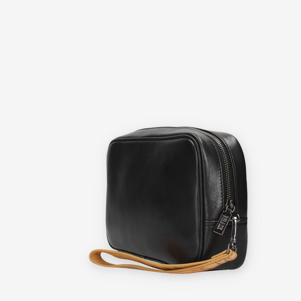 Pochette in Pelle Nera Alviero Martini Prima Classe