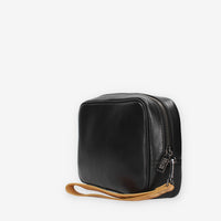 Pochette in Pelle Nera Alviero Martini Prima Classe