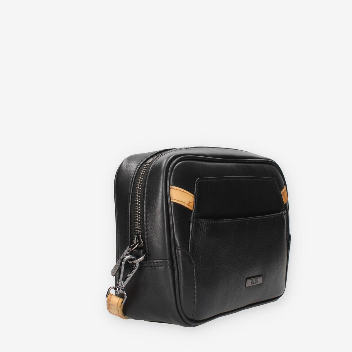 Pochette in Pelle Nera Alviero Martini Prima Classe