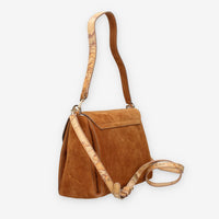 Borsa a Tracolla in Pelle Scamosciata - Alviero Martini Prima Classe