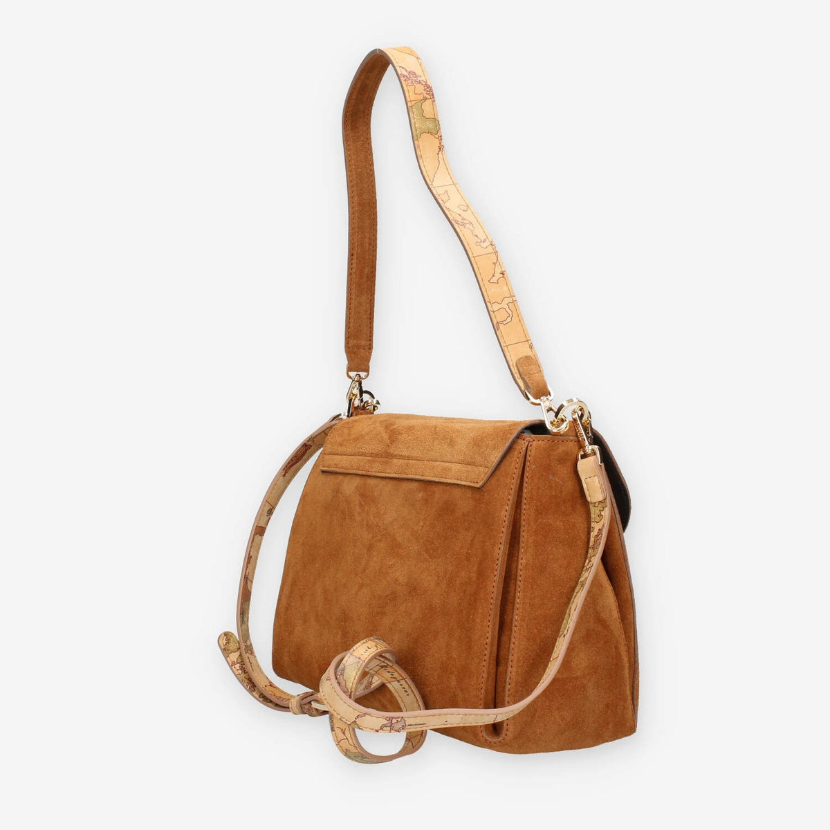 Borsa a Tracolla in Pelle Scamosciata - Alviero Martini Prima Classe