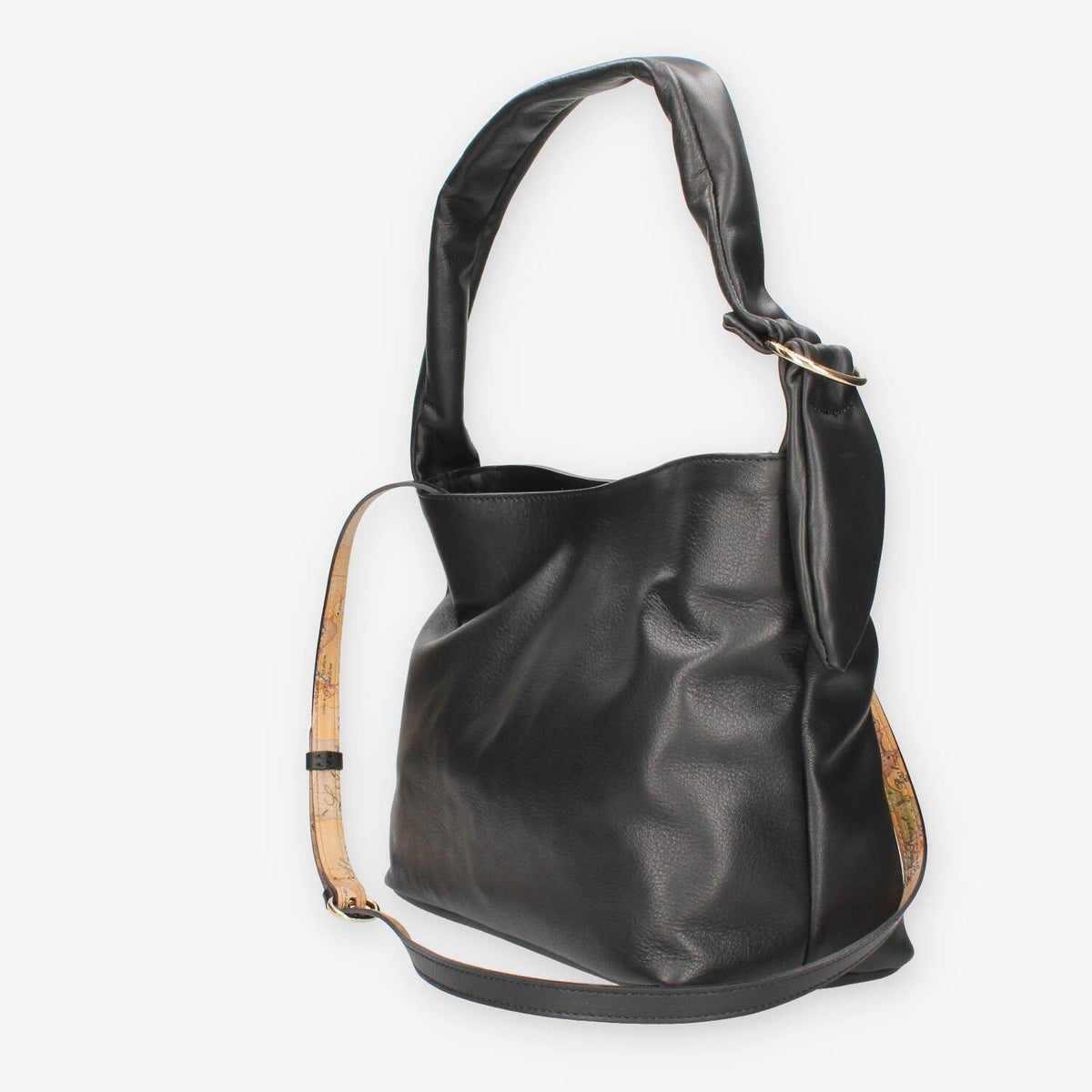 Borsa a Spalla Elegante in Pelle Nera - Alviero Martini Prima Classe