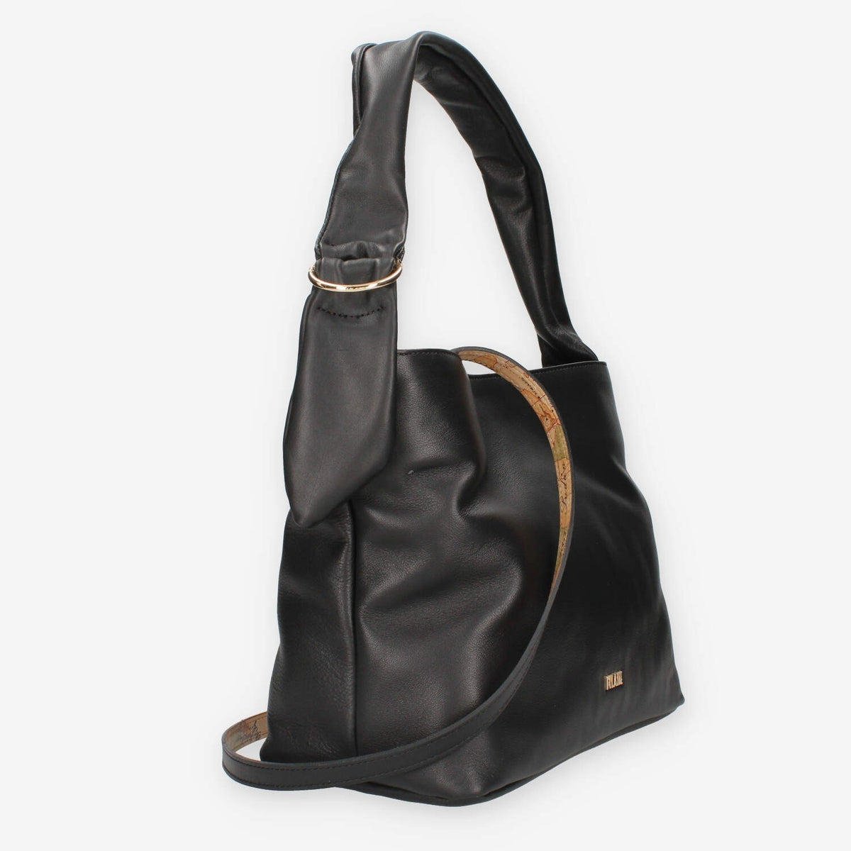 Borsa a Spalla Elegante in Pelle Nera - Alviero Martini Prima Classe