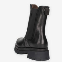 Stivaletti Chelsea in Pelle Nera Nero Giardini