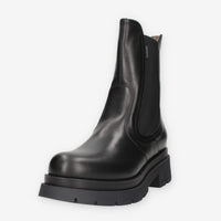 Stivaletti Chelsea in Pelle Nera Nero Giardini