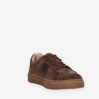 Sneakers in Pelle Scamosciata Marrone - Nero Giardini