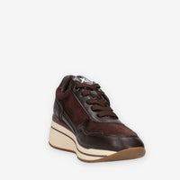 Sneakers da donna in ecopelle marrone - Xti Tentations