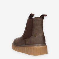 Stivaletti Chelsea Donna in Ecopelle Marrone - Refresh