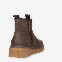 Stivaletti Chelsea Donna in Ecopelle Marrone - Refresh