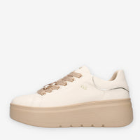 Sneakers Platform Donna Serena in Beige Chiaro