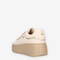 Sneakers Platform Donna Serena in Beige Chiaro