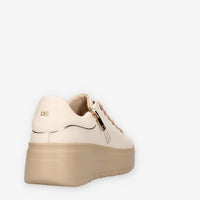 Sneakers Platform Donna Serena in Beige Chiaro