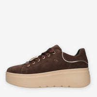 Sneakers Platform Donna Serena in marrone