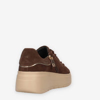 Sneakers Platform Donna Serena in marrone