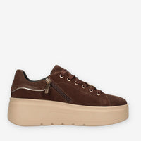 Sneakers Platform Donna Serena in marrone