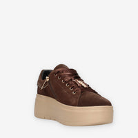 Sneakers Platform Donna Serena in marrone