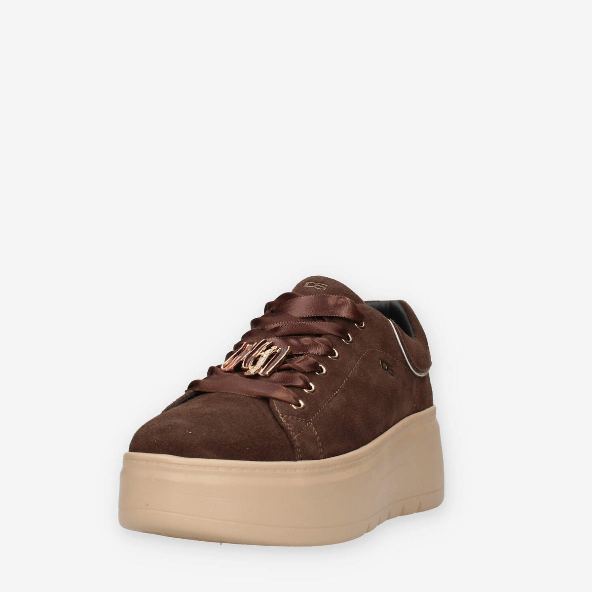 Sneakers Platform Donna Serena in marrone