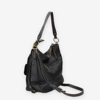 Borsa a Spalla in Ecopelle Nera - Refresh