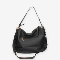 Borsa a Spalla in Ecopelle Nera - Refresh