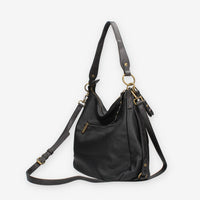 Borsa a Spalla in Ecopelle Nera - Refresh