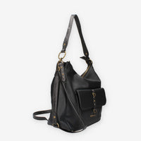 Borsa a Spalla in Ecopelle Nera - Refresh