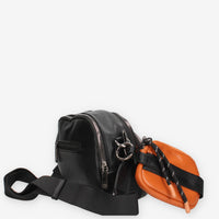 Borsa a Tracolla Nera con Pochette Rimovibile - Refresh
