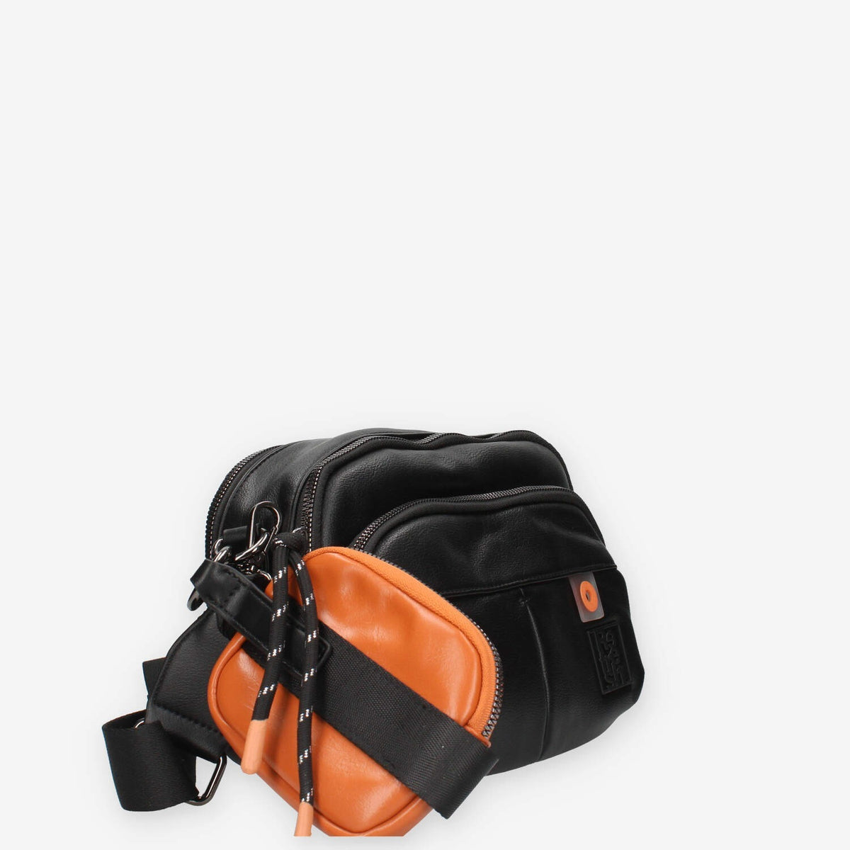 Borsa a Tracolla Nera con Pochette Rimovibile - Refresh
