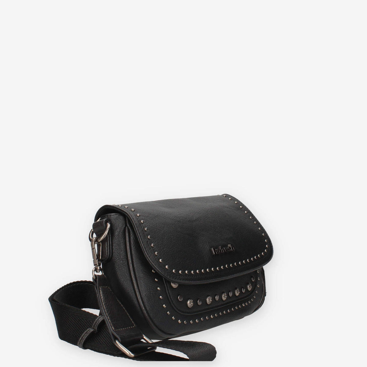 Borsa a Tracolla Nera con Borchie - Refresh