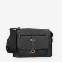 Borsa a Tracolla in Ecopelle Nera - Refresh